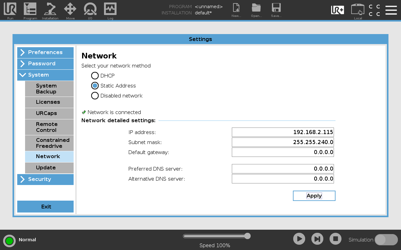 Network Settings A2